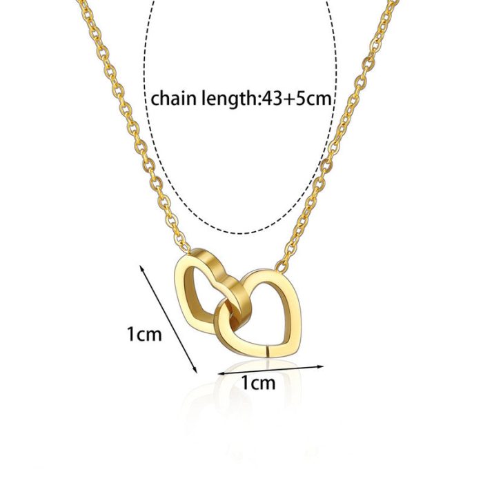 Gold-Plated Anti Tarnish Heart Themed Pendant - Image 5