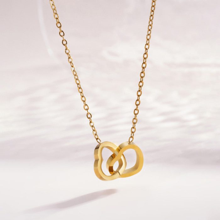 Gold-Plated Anti Tarnish Heart Themed Pendant - Image 7