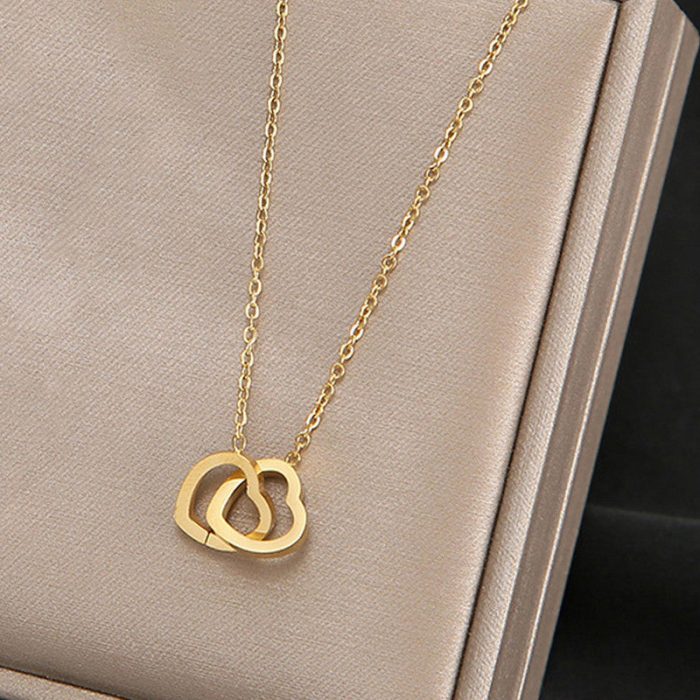 Gold-Plated Anti Tarnish Heart Themed Pendant - Image 9