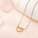 Gold-Plated Anti Tarnish Heart Themed Pendant - Image 3