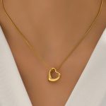 Gold-Plated Anti Tarnish Heart Themed Pendant - Image 2