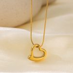 Gold-Plated Anti Tarnish Heart Themed Pendant - Image 4