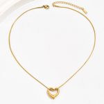 Gold-Plated Anti Tarnish Heart Themed Pendant - Image 8