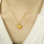 Gold-Plated Anti Tarnish Heart Themed Pendant - Image 3