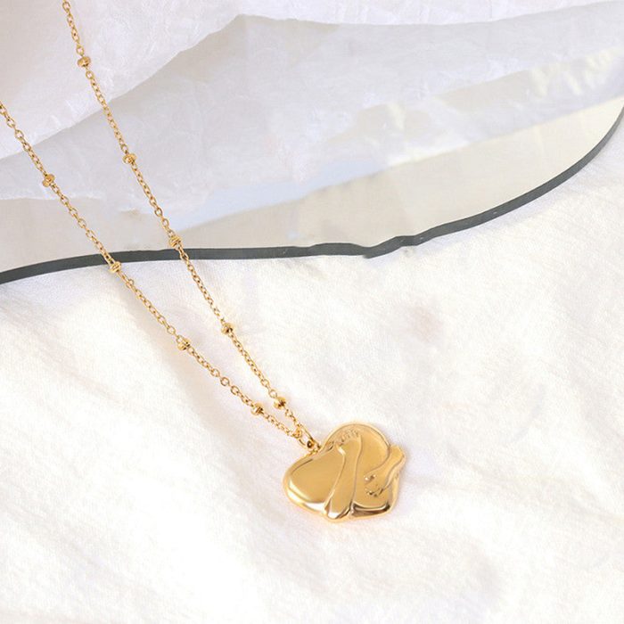 Gold-Plated Anti Tarnish Heart Themed Pendant - Image 5