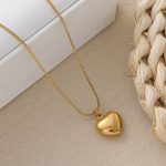 Gold-Plated Anti Tarnish Heart Themed Pendant - Image 2
