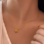 Gold-Plated Anti Tarnish Heart Themed Pendant - Image 2