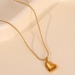 Gold-Plated Anti Tarnish Heart Themed Pendant - Image 9