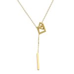 Gold-Plated Anti Tarnish Geometric Pendant - Image 9