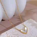 Gold-Plated Anti Tarnish Heart Themed MOP Pendant - Image 6
