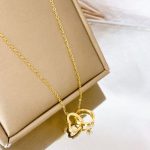 Gold Plated Stainless Steel Anti Tarnish Heart Themed Pendant For Women - Image 6
