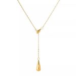 Gold Plated Stainless Steel Anti Tarnish Teardrop Pendant - Image 5