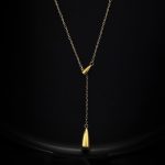 Gold Plated Stainless Steel Anti Tarnish Teardrop Pendant - Image 9