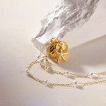 Gold Plated Anti Tarnish Stainless Steel Star Fish Themed Pendant - Image 2