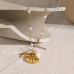 Gold Plated Anti Tarnish Stainless Steel Star Fish Themed Pendant - Image 9