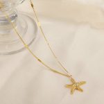Gold Plated Anti Tarnish Stainless Steel Star Themed Pendant - Image 4