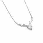 Silver Plated Anti Tarnish Stainless Steel Heart Themed Pendant - Image 3