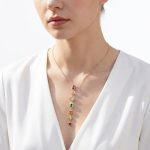 Gold-Plated Anti Tarnish Multicolor Spectrum Chunky CZ Pendant - Image 2