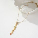 Gold-Plated Anti Tarnish Multicolor Spectrum Chunky CZ Pendant - Image 6