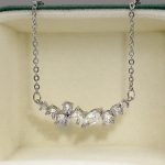 Silver Plated Anti Tarnish American Diamond Studded Contemporary Pendant - Image 7