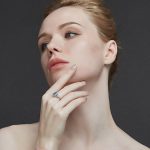 Silver Plated Anti Tarnish American Diamond Crushed Ice Cut Blue Teardrop Style Finger Ring - VAIRAVI