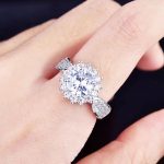 Silver Plated Anti Tarnish American Diamond Crushed Ice Cut Star-Like Finger Ring - VAIRAVI