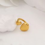 Gold Plated Anti Tarnish Stainless Steel Contemporary Ring - Image 4