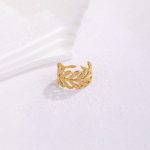 Gold-Plated Contemporary Adjustable Ring - Image 4