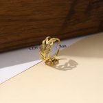 Gold-Plated Contemporary Adjustable Ring - Image 7