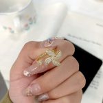 Gold Plated Contemporary Style Rotatable Adjustable Ring - Image 4