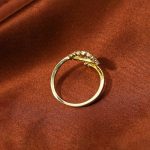 Gold Plated Contemporary Style Evil Eye Themed Adjustable Ring - Image 7