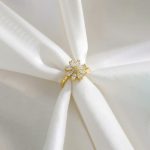 Gold Plated Star Shaped Rotatable Adjustable Ring