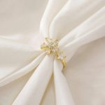 Gold Plated Floral Style Rotatable Adjustable Ring - Image 2