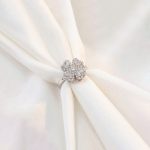 Silver Plated Clover Themed Rotatable Adjustable Ring - Image 3