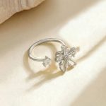 Silver Plated Star Shaped Rotatable Adjustable Ring - Image 8