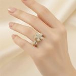 Gold Plated Star Shaped Rotatable Adjustable Ring - Image 7