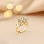 Gold Plated Star Shaped Rotatable Adjustable Ring - Image 8