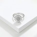 Silver Plated Star Shaped Rotatable Adjustable Ring - Image 6