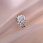 Silver Plated Star Shaped Rotatable Adjustable Ring - Image 7