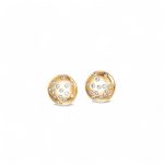 Xuping Jewelry Round Shape AD Studded Stud Earrings - Image 7