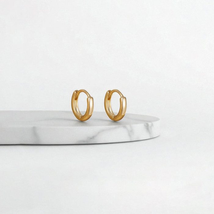 Xuping Jewelry Contemporary Hoop Earrings - Image 4