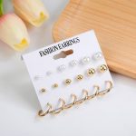 Delicate Simulated Pearl Fabulous Stud Earrings For Women - VAIRAVI