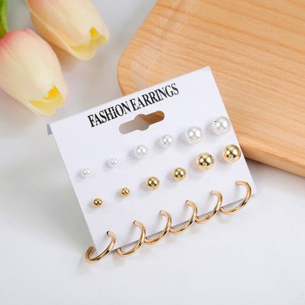 Delicate Simulated Pearl Fabulous Stud Earrings For Women - VAIRAVI