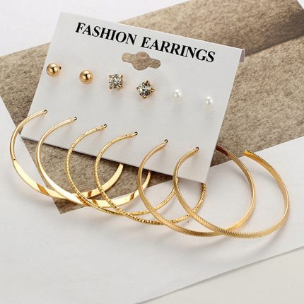 Elegant AD and Pearl Gold Plated Brilliant Earrings For Women - VAIRAVI