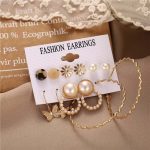 Mesmerizing Pearl and AD Gold Plated Earrings For Women - VAIRAVI