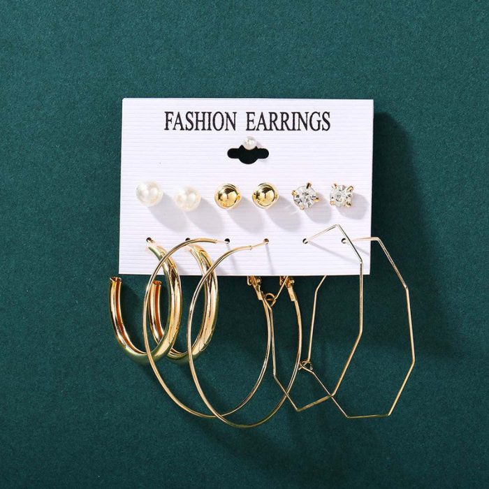 Swanky Pearl and AD Gold Plated Earrings For Women - VAIRAVI