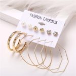 Swanky Pearl and AD Gold Plated Earrings For Women - VAIRAVI