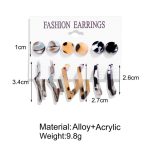 Trendy Silver Plated Multi-colour Earrings For Women - VAIRAVI