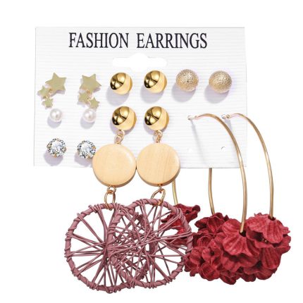 Multi-colour Wonderful Pearl and AD Multi Designs Gold Plated Earrings For Women - VAIRAVI