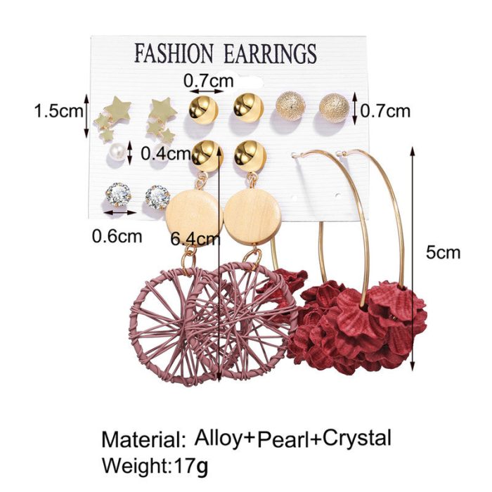 Multi-colour Wonderful Pearl and AD Multi Designs Gold Plated Earrings For Women - VAIRAVI
